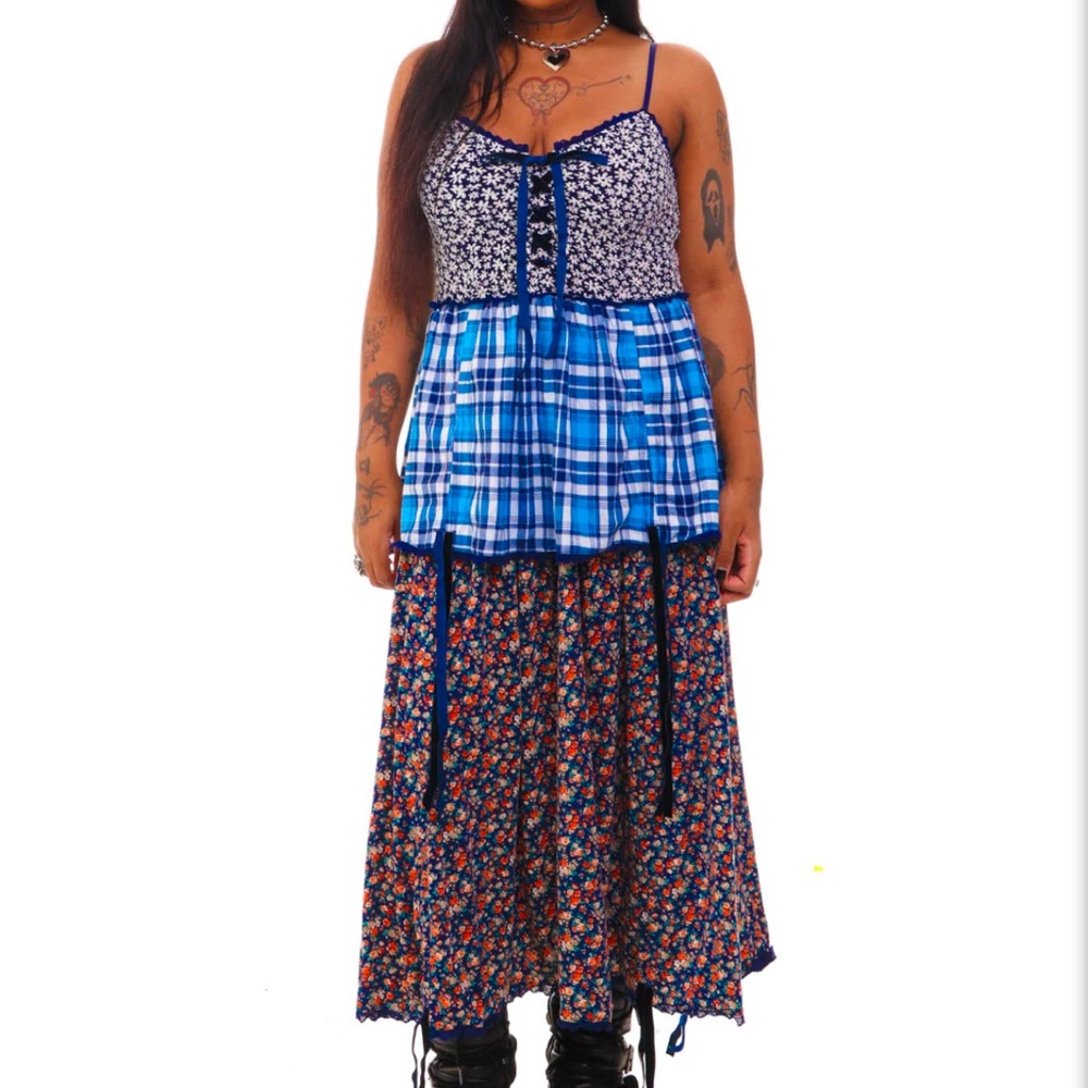Beatrice patchwork dress sold out on Tunnel vision site